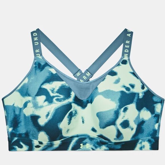 Under Armour Women's UA Infinity High Printed Sports Bra Plus Sz 1X High-Support - Picture 1 of 10